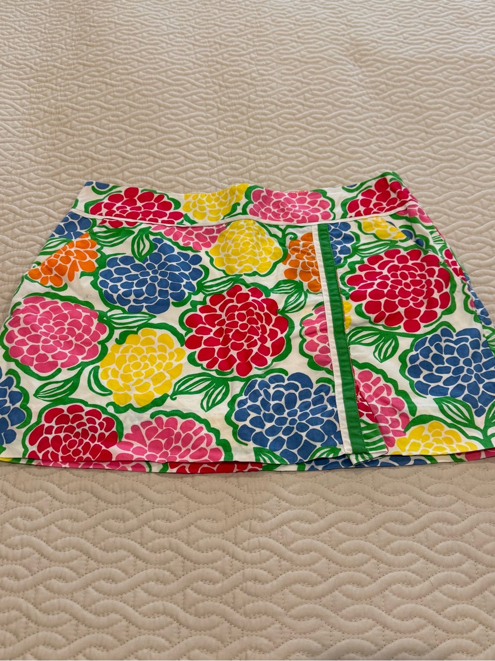 Lilly Pulitzer Floral Mini Skirt - Pink, Red, Yellow, Blue, Green